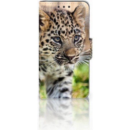 Samsung Galaxy S5 Mini Leuk Hoesje Baby Luipaard