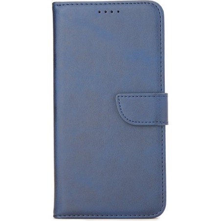 Samsung Galaxy A51 5G Hoesje - Wallet Book Case - Magnetische sluiting - Ruimte voor 3 (bank)pasjes - Donker Blauw