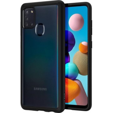 Spigen Ultra Hybrid Case Samsung Galaxy A21s - Zwart