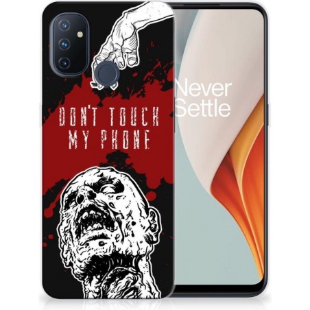 GSM Hoesje OnePlus Nord N100 Back Case TPU Siliconen Hoesje Zombie Blood