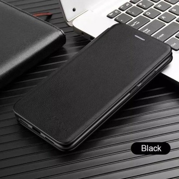 Flip Case met Kaarthouder en Magneetsluiting voor OnePlus 7 Pro / 7T Pro - Zwart