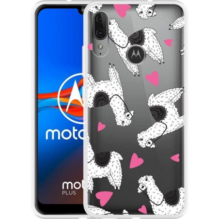Motorola Moto E6 Plus Hoesje Alpaca