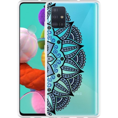 Samsung Galaxy A51 Hoesje Turqoise Mandala