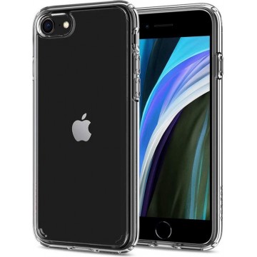 Spigen Crystal Hybrid Backcover iPhone SE (2020) / 8 / 7 / 6s / 6 hoesje - Transparant