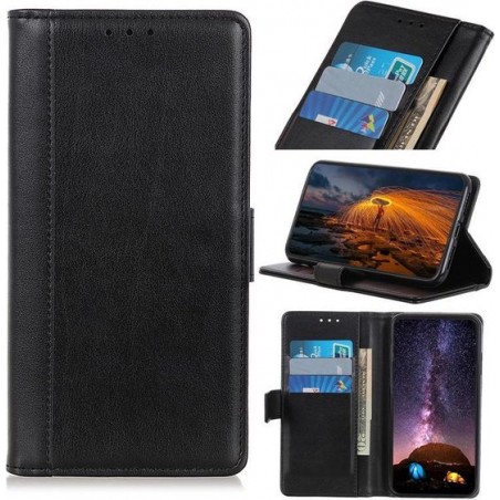 Samsung Galaxy S20 hoesje, Luxe wallet bookcase, Zwart - Telefoonhoesje geschikt voor: Samsung Galaxy S20