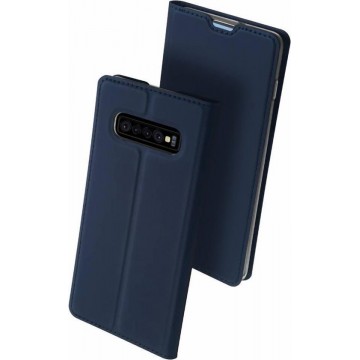 Dux Ducis - pro serie slim wallet hoes - Samsung Galaxy S10 Plus -  Blauw