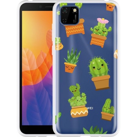 Huawei Y5p Hoesje Happy Cactus