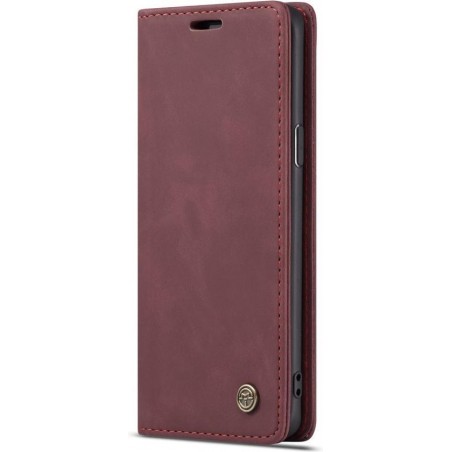 Samsung Galaxy S9 Hoesje - CaseMe Book Case - Bordeaux