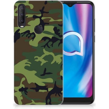 GSM Hoesje Alcatel 1S (2020) Smartphonehoesje Camouflage