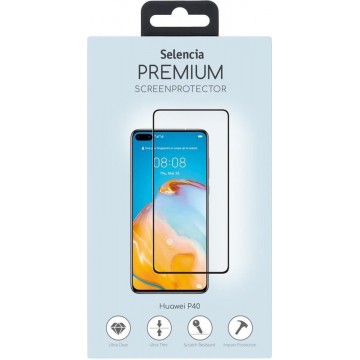 Selencia Gehard Glas Premium Screenprotector voor de Huawei P40 - Zwart