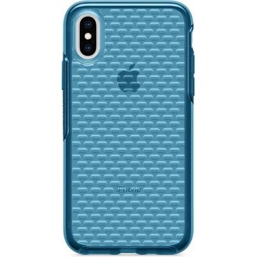 OtterBox Clear Case voor Apple iPhone X/Xs + Alpha Glass screenprotector - Blauw