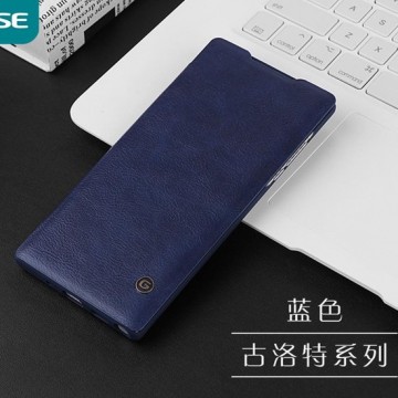 G-CASE Business Sreries PU Leather Flip Case Samsung Galaxy S20 blauw