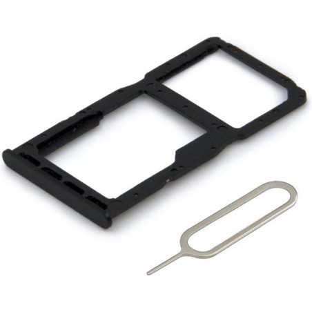 MMOBIEL Sim Tray Kaart Houder Nano Slot voor Huawei P30 Lite (ZWART)