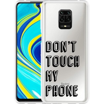 Xiaomi Redmi Note 9 Pro Hoesje Don't Touch My Phone