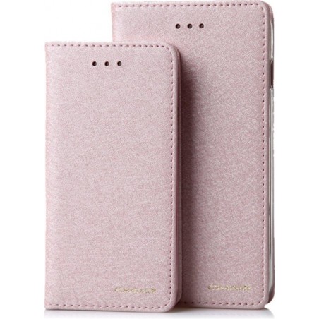 Apple iPhone 7 Plus / 8 Plus | Roze | Portemonnee Hoesje | Magneet Sluiting