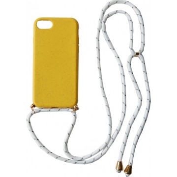Telefoonhoesje met koord yellow style iPhone 6/7/8