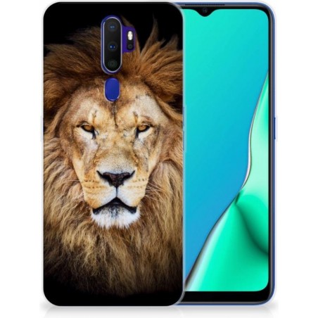 OPPO A9 2020 TPU Hoesje Leeuw