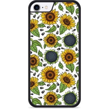iPhone SE 2020 Hardcase hoesje Sunflowers