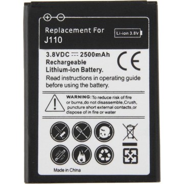 Voor Galaxy J1 Ace / J110 2500mAh oplaadbare Li-ion batterij (zwart)
