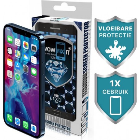 Wowfixit - vloeistof / Liquid Screenprotector glas / Screenprotector / Voor alle toestellen