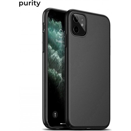 Purity Thin Case Hoes Cover voor Apple iPhone 11 - Zwart