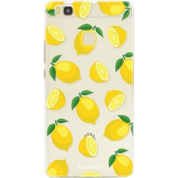 FOONCASE Huawei P9 Lite hoesje TPU Soft Case - Back Cover - Lemons / Citroen / Citroentjes