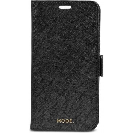 Mode. wallet bookcover Milano - night zwart - voor Apple iPhone Xr