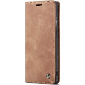 CaseMe Luxe Wallet Hoesje Bruin Xiaomi Poco F2 Pro