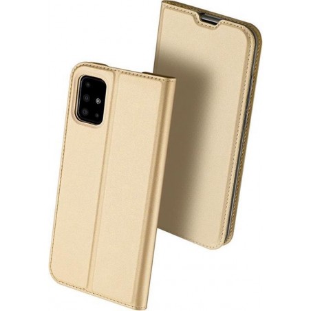 Dux Ducis - pro serie slim wallet hoes - Samsung Galaxy A51 - Goud