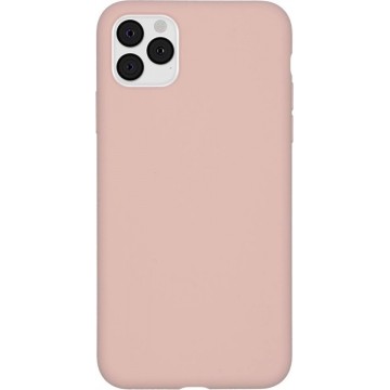 Accezz Liquid Silicone Backcover iPhone 11 Pro Max hoesje - Roze