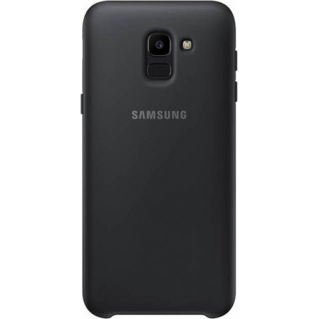 Samsung  Samsung Galaxy J6 dual layer cover - zwart