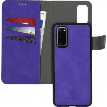iMoshion Uitneembare 2-in-1 Luxe Booktype Samsung Galaxy S20 hoesje - Paars