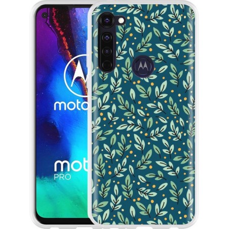 Motorola Moto G Pro Hoesje Blaadjespatroon