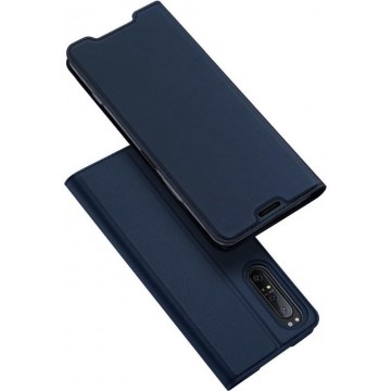 Dux Ducis pro serie - slim wallet hoes - Sony Xperia 1 II - Blauw