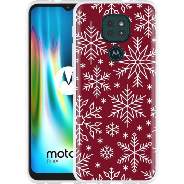 Motorola Moto G9 Play Hoesje Sneeuw