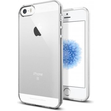 iPhone 5SE Hoesje Transparant  - iPhone 5s hoesje Transparant - iPhone 5SE/5S Siliconen hoesje Case Back Cover - Clear