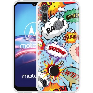 Motorola Moto E6s 2020 Hoesje Comic