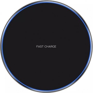 The WIRELESS ONE - BLACK - Qi Wireless Charger- Draadloze oplader - Draadloos opladen - Apple - Samsung