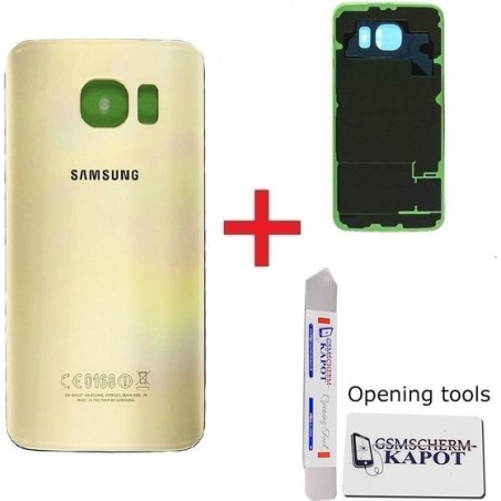 Voor Samsung Galaxy S6 achterkant reparatie set - goud