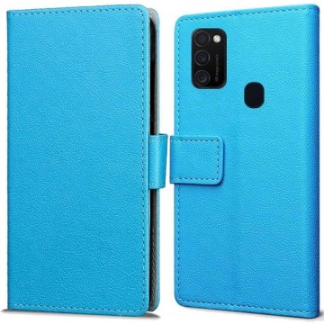 Samsung Galaxy M21 Wallet Hoesje - Blauw