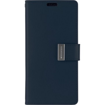 Samsung Galaxy S9 Wallet Case - Goospery Rich Diary - Donker Blauw