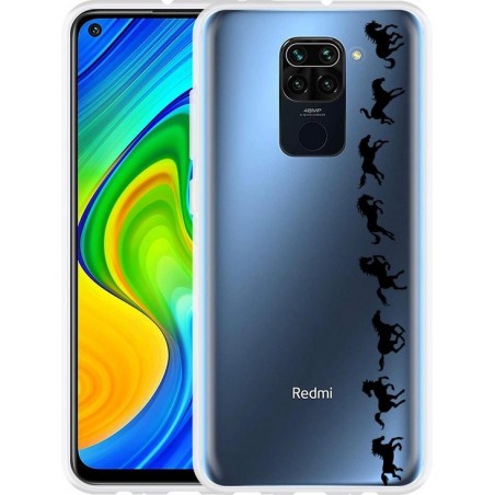 Xiaomi Redmi Note 9 Hoesje Horses in Motion