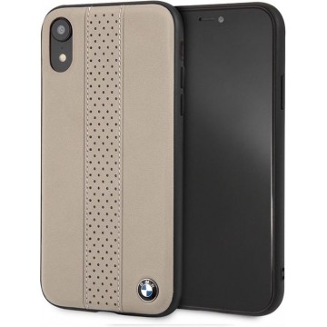 BMW Backcover hoesje Bruin - BMW Edition - Leer - iPhone XR - Chic