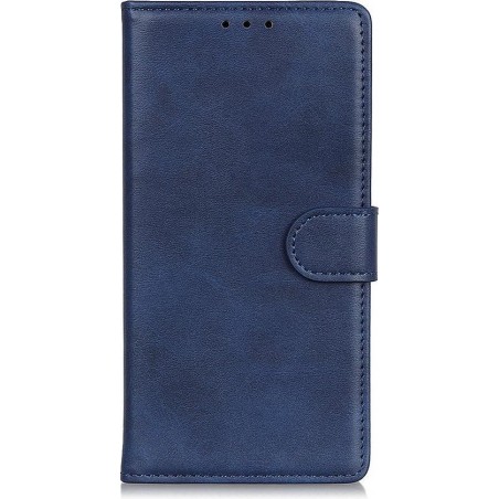 Motorola Moto G8 Power Hoesje - Luxe Book Case - Blauw