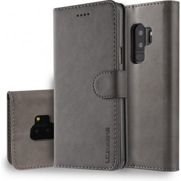 Luxe Book Case Samsung Galaxy S9 Plus Hoesje - Grijs