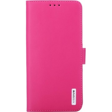 Premium Leer Leren Lederen Hoesje Book - Wallet Case Boek Hoesje voor Apple iPhone 6 of Apple iPhone 6s Pink