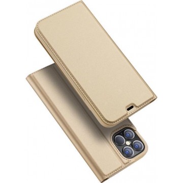Dux Ducis - Pro serie slim wallet hoes - iPhone 12 Pro Max - Goud