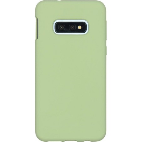 Accezz Liquid Silicone Backcover Samsung Galaxy S10e hoesje - Groen