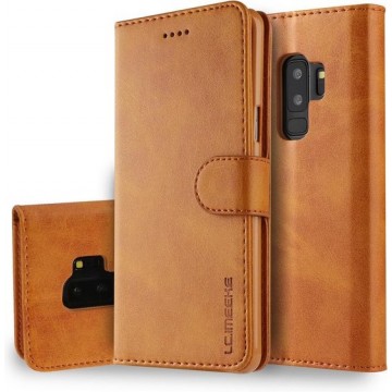 Luxe Book Case Samsung Galaxy S9 Plus Hoesje - Bruin