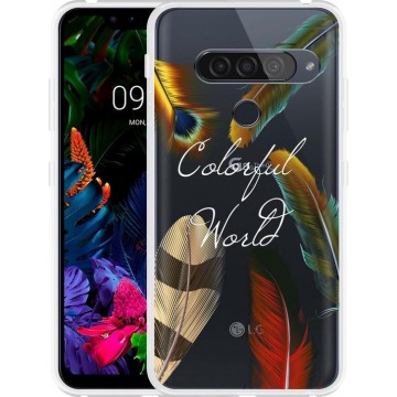 LG G8S ThinQ Hoesje Feathers World